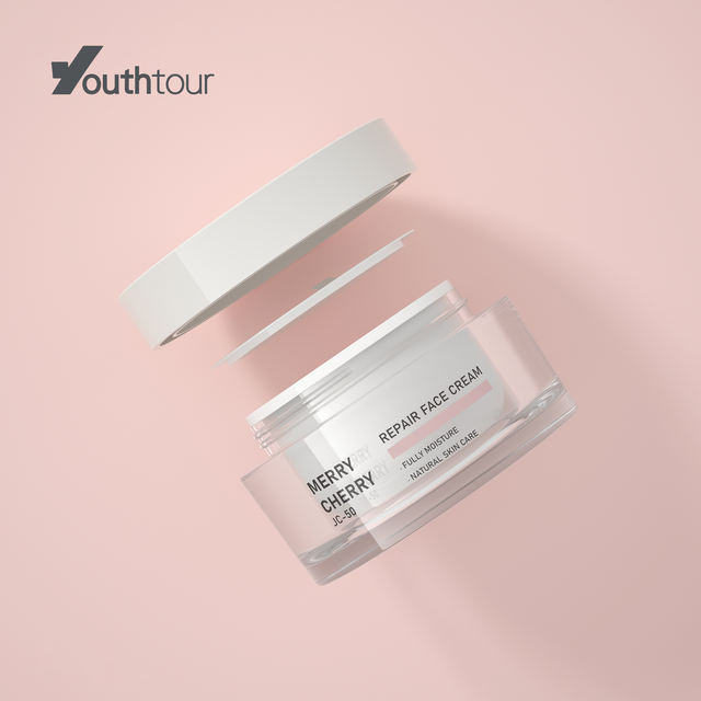 JA PMMA Acrylic Jar Luxury Plastic Packaging Transparent Beauty Eye Face Skin Cream Empty Container Bottle with Lid 15g 30g 50g