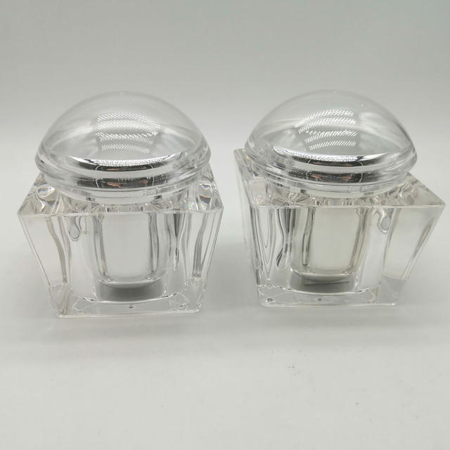LUXURY ACRYLIC CREAM JAR 250ml, 8oz COSMETIC CONTAINER