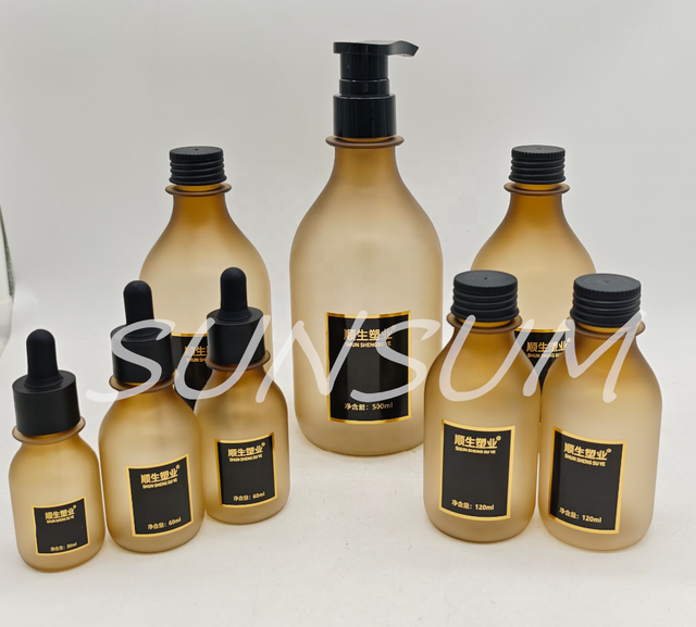 Customize Eco Friendly Serum Bottle Colour Plastic Luxury Skin Care Packaging Set Creative Spray Bottle