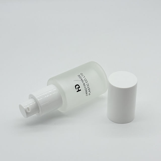 Pump Bottle for Skincare 30ml Frosted Lotion Bottle Serum Emulsion Cosmetic Foundation Glass Bottle