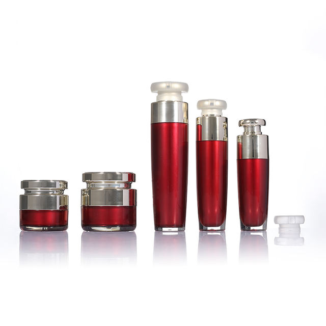Luxury Acrylic Skincare Series Toner Bottle Lotion and Essence 30ml 60ml 120ml Lady Face Cream Jar 20g 30g 50g Empty Container
