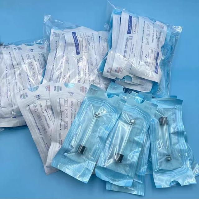 3ml Glass Ampoule Vial Transparent Sealed Pack with Aluminum Cap Rubber Stopper Beauty Pen Fitting Parts