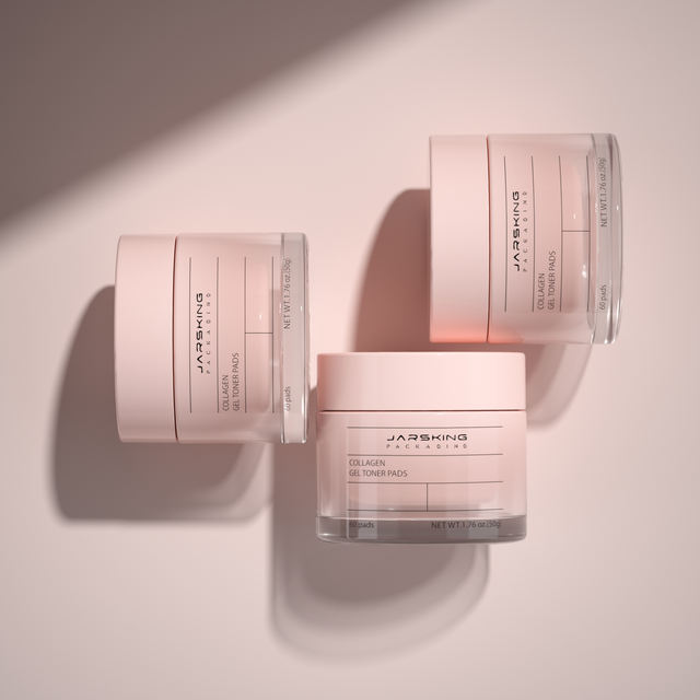 30g 50g Luxury Double Wall Body Scrub Container High Quality Glass Face Cream Eye Cream Cosmetic Jars with Lids