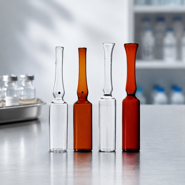 OEM Wholesale1ml 2ml 3ml 5ml 10ml Glass Clear Amber Medicine Form B Form C Form D Glass Ampoule