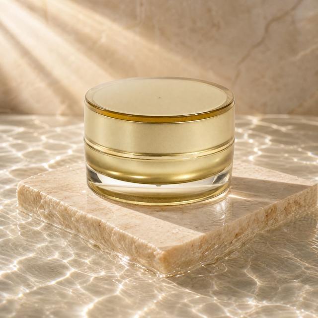 15g High-End Refillable Cream Jar Plastic Cosmetic Packaging