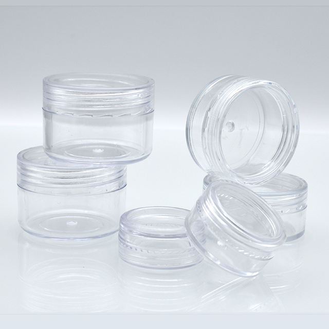 5ml 2.5ml 30ml 20ml 25ml 3ml 15ml 10g 2g 2.5g 3g 5g 10g 2ml Cream Jar 20 ml PS Plastic clear Cosmetic Container Cosmetic Jar 5g