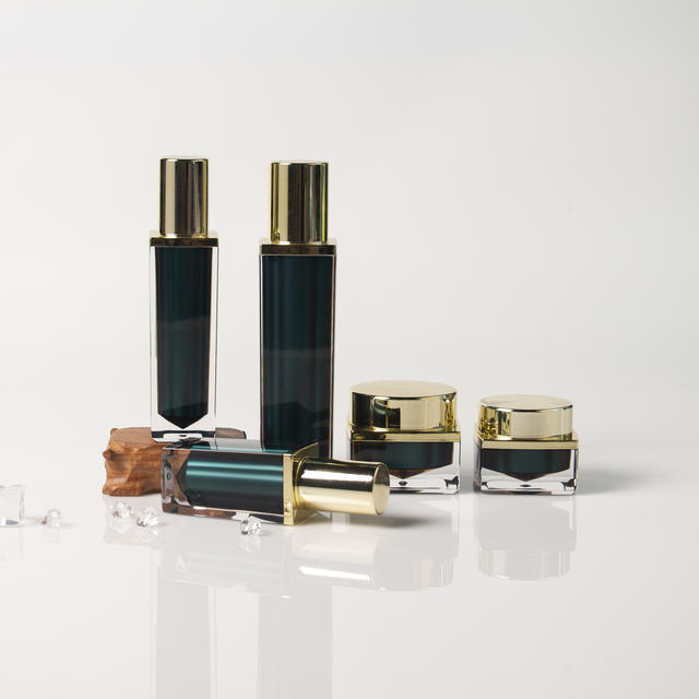 CM1122 Manufacture PMMA Material 30/50/100ml Lotion Bottle 30/50g Cosmetic JAR Face Care Skincare