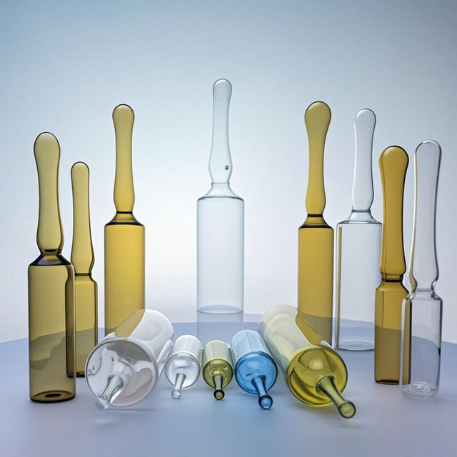 Factory High Quality Transparent Glass Ampoules Used for Medicine and Injection Superior Glass Bottles