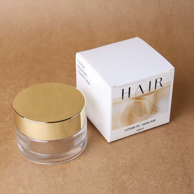 Luxury 5g 10g 15g 20g 30g 50ml 60g 100g 200g 1oz 2oz Empty Clear Frosted Face Body Cream Glass Cosmetic Jars With Gold Lids