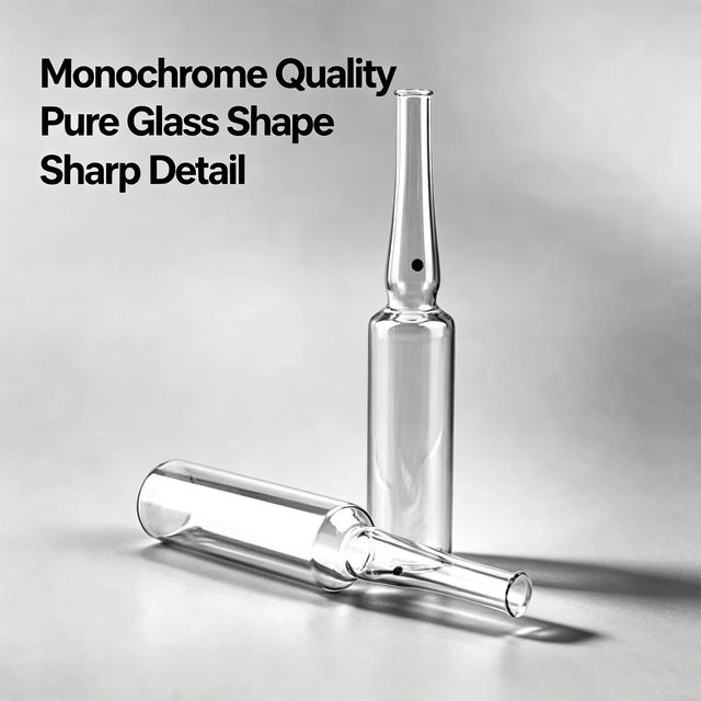 Printed Glass Ampoule Bottles Ampoule Glass Skin Thin Glass Container for Beauty Salon Single Dose Essence Packaging