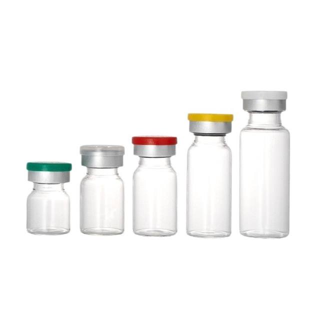 Empty 3ml 5ml 7ml 10 ml Ampoules Pharmaceutical Glass Vial Glass Bottle with Soft Silicon Wholesale