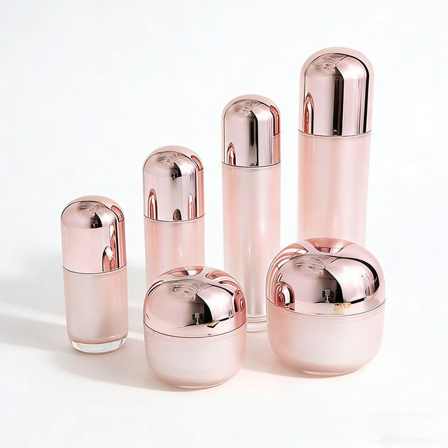 Luxury 30ml 50ml 100ml 120ml Acrylic Plastic Skincare Body Lotion Pump Bottles Empty Refillable Cosmetic Packaging for Shampoo