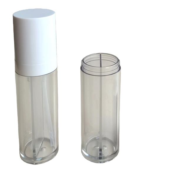 Luxury Customized Cosmetic Bottles Petg 25ml*2 Dual Chamber Pump Bottles for Skincare Personal Care