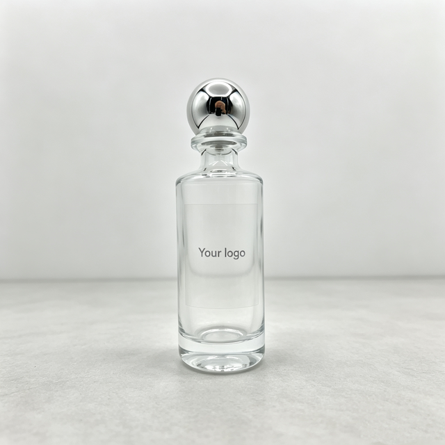 High Quality 50Ml Luxury Glass Perfume Bottle Transparent Glass Perfume Bottle Gift Box Design