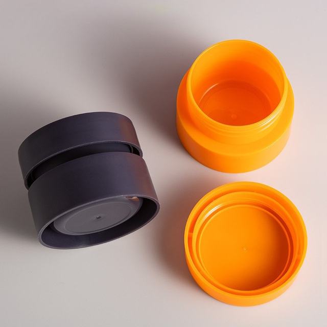 High-End Cosmetic PP Hair Wax Clay Jar Plastic Wide Mouth Matte Frosted Finish Packaging