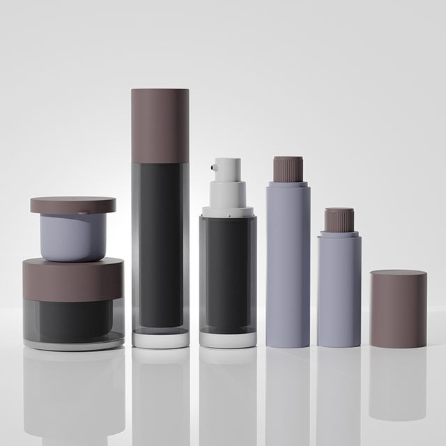 30ml 50ml Acrylic Pump Bottle Travel-friendly Cosmetic Container Empty Refillable Plastic Skincare Serum Lotion Shampoo Custom