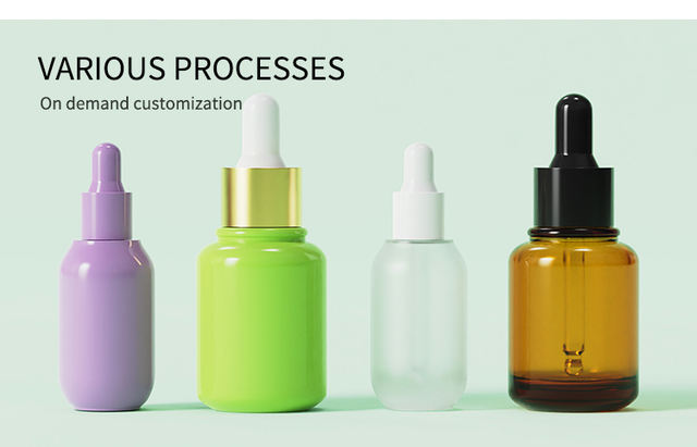 15ml/30ml PET Childproof Dropper Bottles with Screen Printing Custom Logo for Skin Care Serum & Essential Oil Packaging