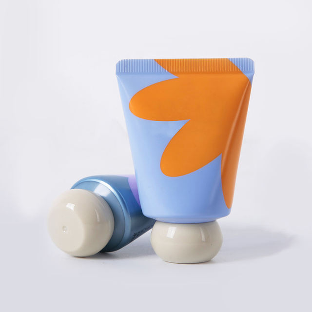 30ml Custom Logo Cosmetic Plastic Packaging Pe Squeeze Tube Skincare Container Plastic Body Lotion Facial Cleanser Tube