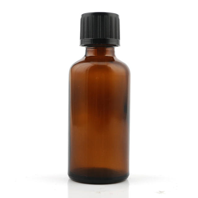 30ml 50ml 100ml Luxury Amber Skincare Facial Toner Packaging Set Cosmetic Bottle Glass With Plastic Screw Cap