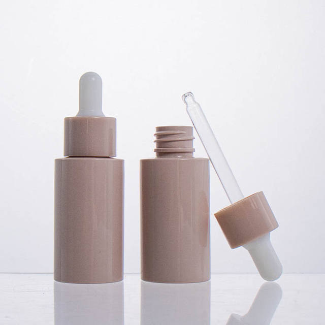 Hot Sale Colorful 30ml 1oz Plastic PET Dropper Bottle Hair Essential Oil Bottle Serum Bottle