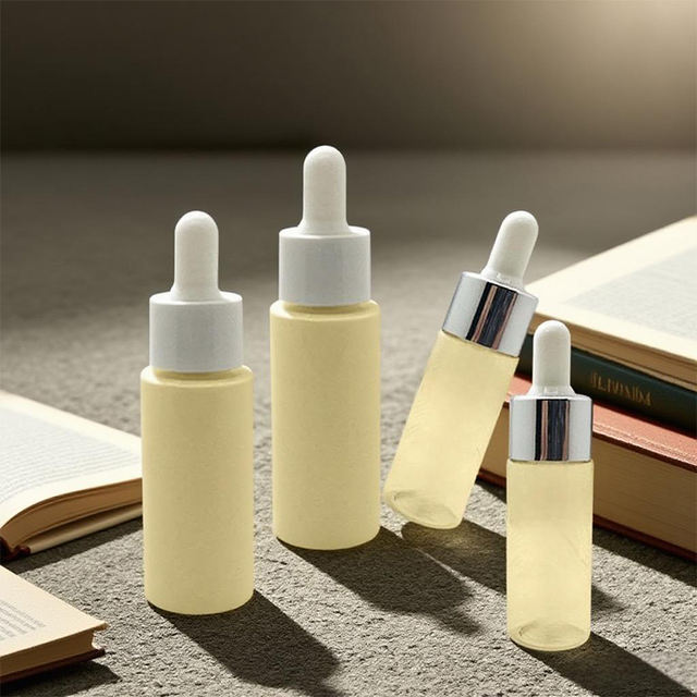 30ml Customized PE Plastic Flat Shoulder Dropper Bottle for Cosmetic Cream Shampoo Essential Oil with Silk Screen Printing