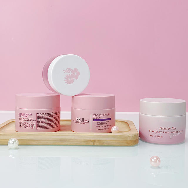 Custom Skincare Packing 5g 10g 20g 30g 50g 60g 100g Matte Clear Frosted Face Cream Cosmetic Glass Jars With Screw Top Lids