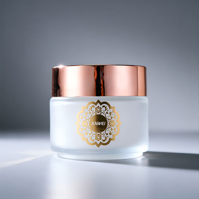 Factory Customized Black Matte Glass Jars for High End Face Cream Jars and Can Be Customized with logo