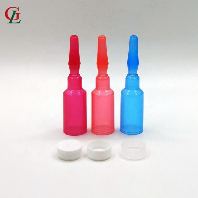 Best Sale 5ml PP Plastic Serum Ampule Bottle Shatter-resistant Skin Care Ampoule Bottles Custom Color with logo Printing Ampoule