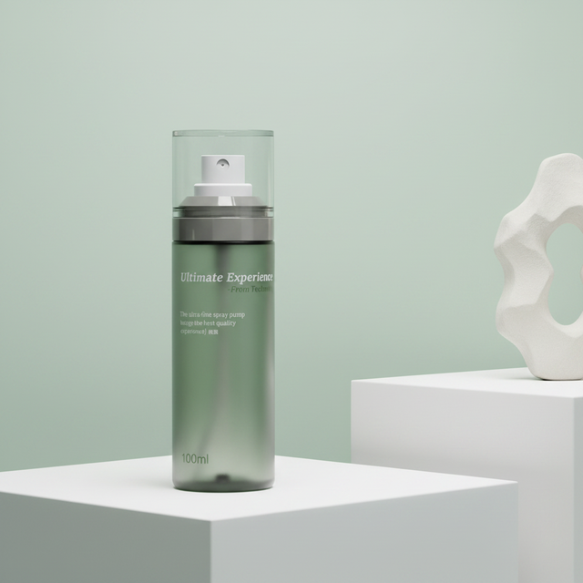 Ultra Fine Mist Spray Bottle PET Cosmetic Packaging With PP Pump Custom Logo