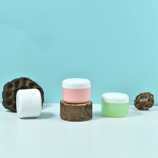 Wholesale 50g PP Round Lid Cream Packaging Jar for Cosmetics and Creams with logo Printing