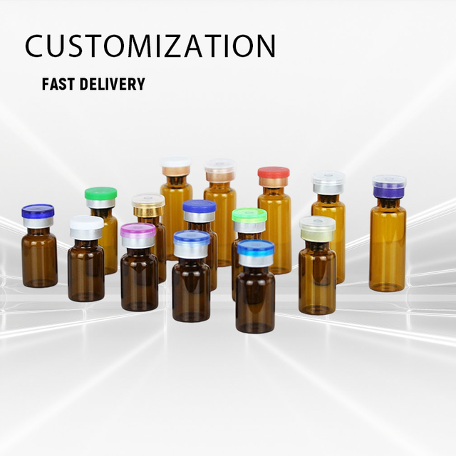 Medical Ampoule Packaging Glass Vial Brown Cosmetic Bottle 2ml/5ml/10ml/15ml/20ml/30ml Sterile Injection Vials