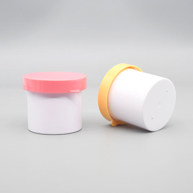 Airless Bottle Eco-friendly 30g 50g Airless Jar with Refillable Inner Jar Double Wall PP Cream Jar