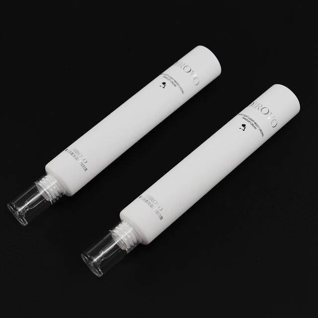 30ml Matte Cosmetic Container Eye Cream Empty Squeeze Plastic Tube With Dropper Nozzle Tip Customized Packaging 15ml Tubes
