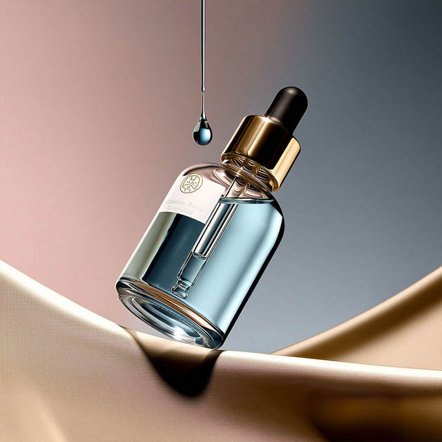 Cosmetic Oil Packaging Hair Essential Drop Oil Bottle 50Ml Clear Frosted Glass Skincare Face Serum Dropper Pipette Bottle 30Ml