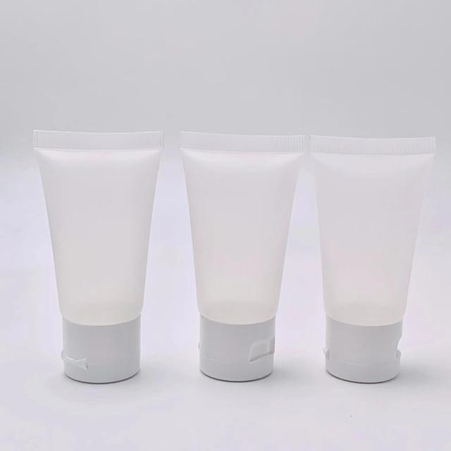 Empty PE for Facial Cleanser Soft Tube Packaging with Hot Stamping 50g 100g