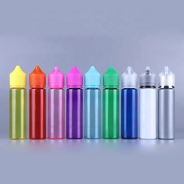 PET Plastic Packaging Liquid Dropper Bottle Oil Container With Multi-color CR Lid
