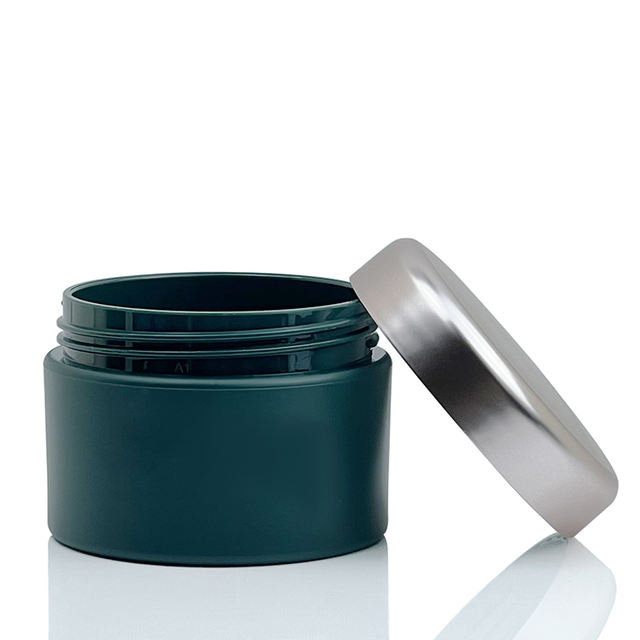 Custom Color Empty Plastic PET PP Skincare Containers 50g Capacity Cream Cosmetic Jars for Skin Care Loose Powder Eye Cream