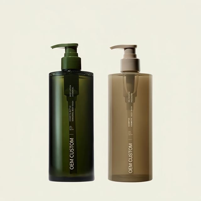 Wholesale Custom Luxury Plastic Body Lotion Bottles Cosmetic Bottles Packaging For Shampoo Hair Conditioner