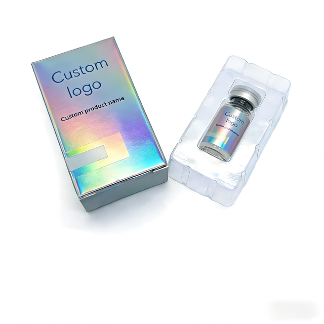 Custom logo Printing Essential Oil Blister Package 1ml 3ml 10ml Cardboard Single Vial Hologram Boxes Packaging and Labels