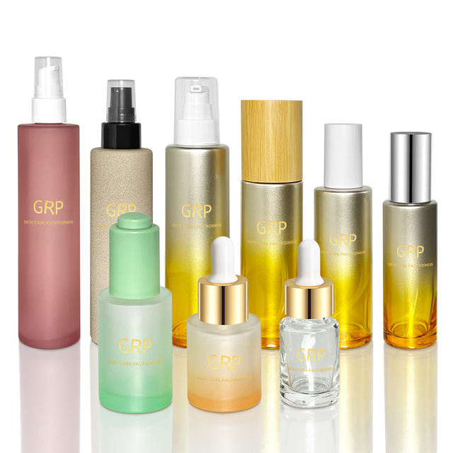 Customized Cosmetic Cylinder Serum Oils Bottle Packaging Glass Dropper Essential Oil Bottles Wholesale 20/24mm/400/410