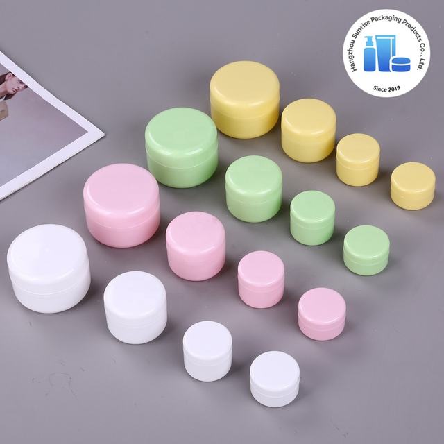 In Stock 10g 20g 30g 50g 100g 150g 200g 250g PP Cosmetic Skincare Plastic Cream Container Body Scrub Butter Clay Mask Jar