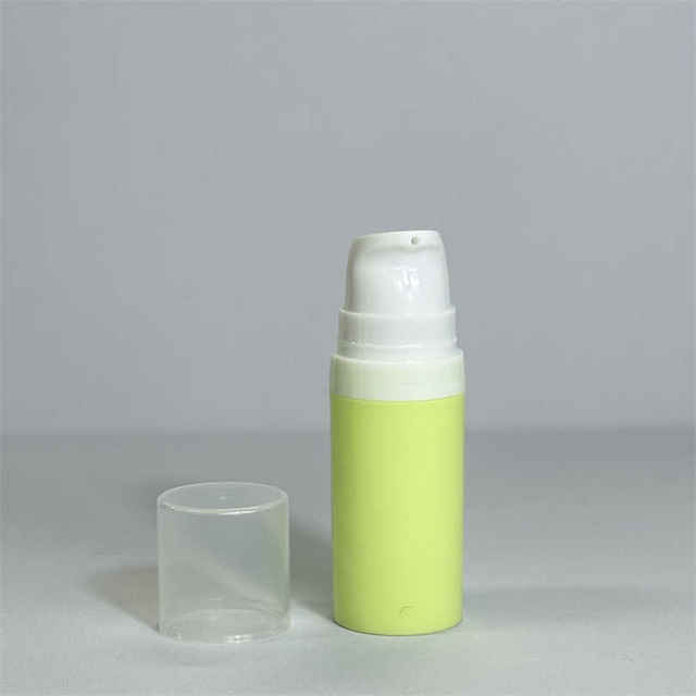 Luxury Airless Cylinder Plastic Bottles for Facial Cleanser Toner Hair Lotion Shampoo Eye Cream Packaging Custom Logo Printing