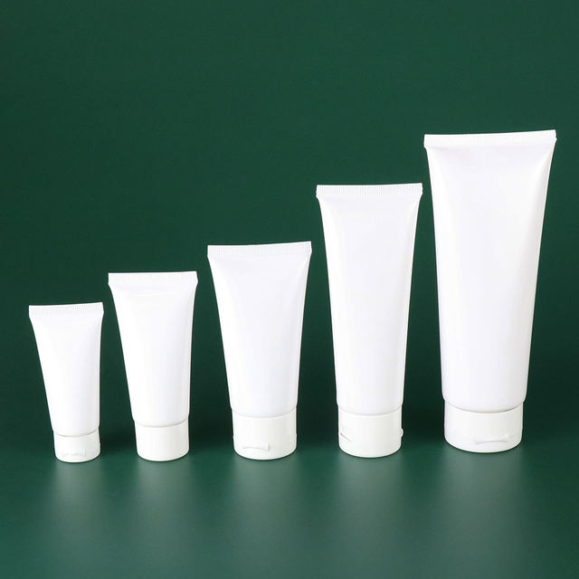 Custom Empty Eco Friendly Biodegradable Plastic PE Body Hand Cream Face Wash Soft Cosmetic Packaging Squeeze Tube