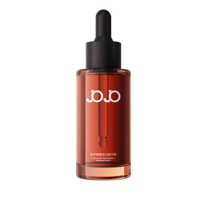 30Ml Custom Amber Glass Dropper Vial Empty Cosmetic Bottle With Hot Stamping Screen Printing Sticker UV for Serum Essential Oil