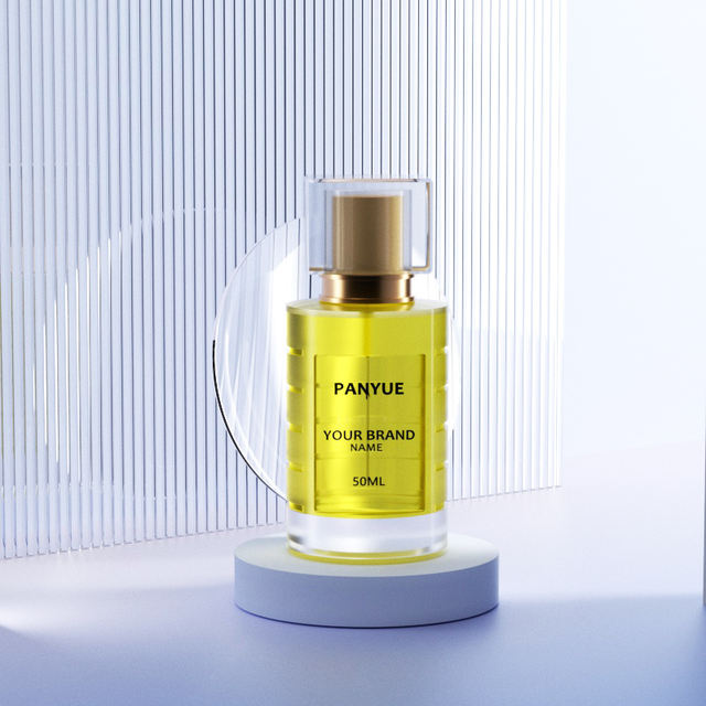 Luxury Fragrance Packaging Square Shape Empty Perfume Glass Bottle 50ml Square Cap Perfume Bottle