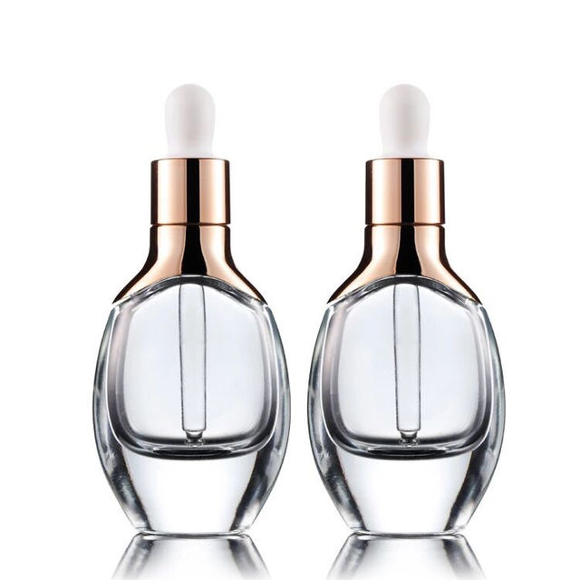 Wholesale Oil Dropper Glass Bottle 30ml Serum Dropper Bottle Packaging with Dropper