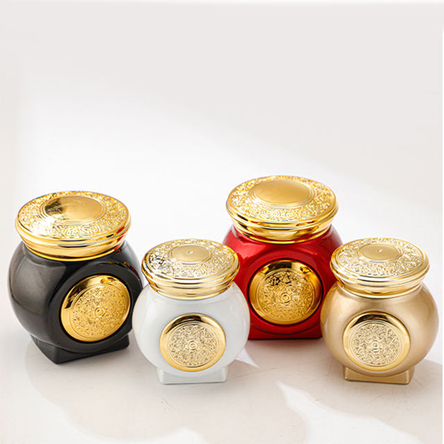 Factory Empty 5g 10g 15g 30g 50g 100g Cosmetic Container Round Shape Frosted Glass Cream Jar with Silver Lid