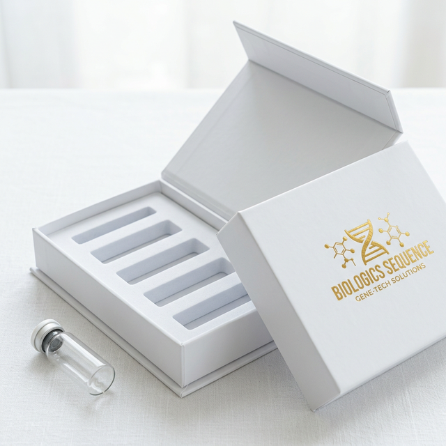 2ml 3ml 5ml 10ml Vial Bottle Pharma Paper Box Magnetic Hard Cardboard Box With Foam Eva Vial Cosmetie Packaging Box