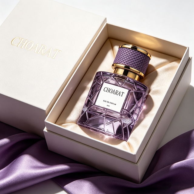 Wholesale Custom 100ml 50ml Faceted Glass Perfume Spray Bottle with Gold Neck Factory Price High End Empty Perfume Bottle