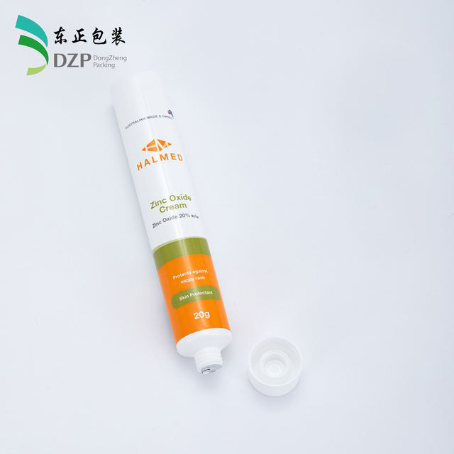 Custom OEM Glossy PE 22mm Squeeze Tube with Screw Cap Facial Cream Cleanser Lotion Skincare Protective Ointment Packaging